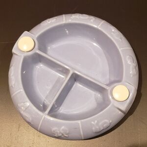 Antique Ceramic Baby Food Serving Dish